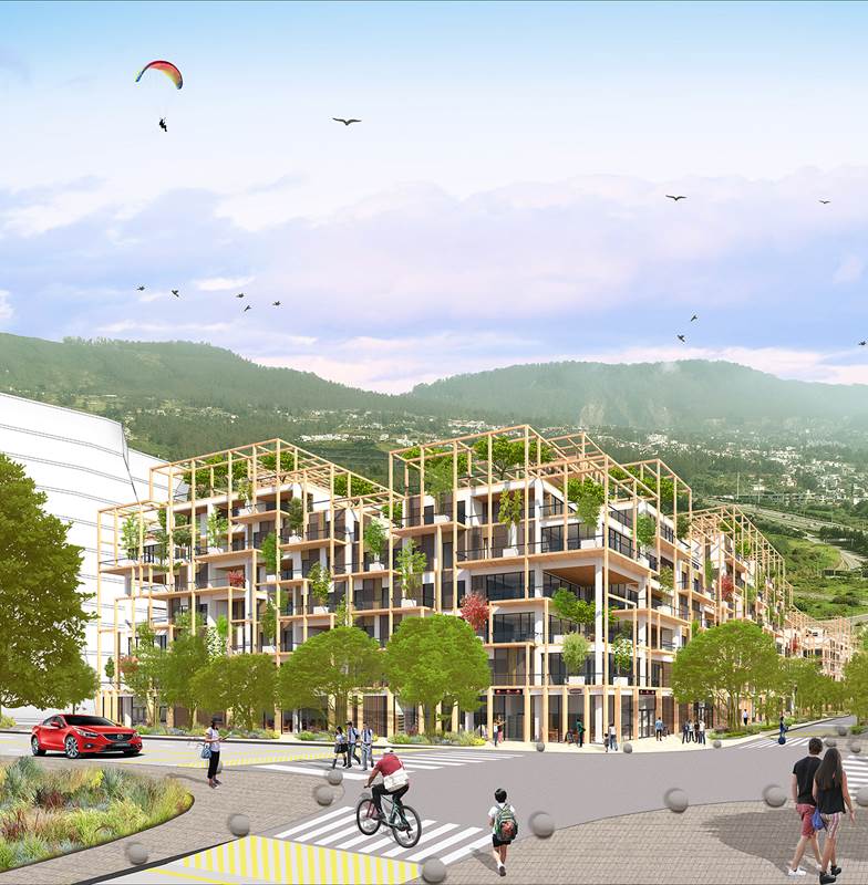 Tejido de centralidad en el valle de Cumbayá-Auqui chico, con propuesta de hábitat arquitectónico residencial y uso mixto desde el enfoque de metabolismo social