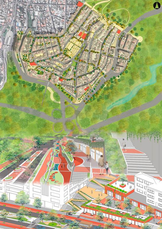 CIUDAD ENTRE PARQUES – Propuesta de Arquitectura de la Ciudad para el Barrio de La Tola